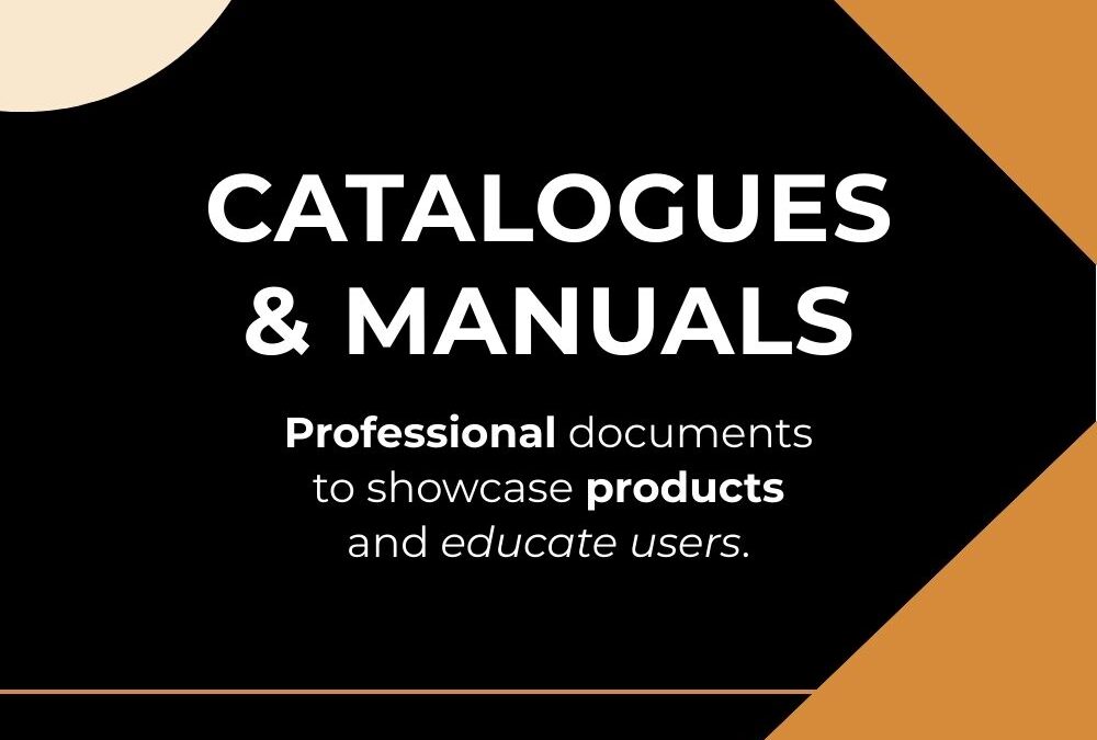 Catalogues and Manuals design layout