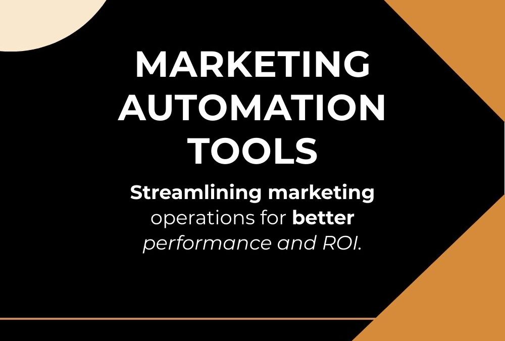 MARKETING AUTOMATION TOOLS