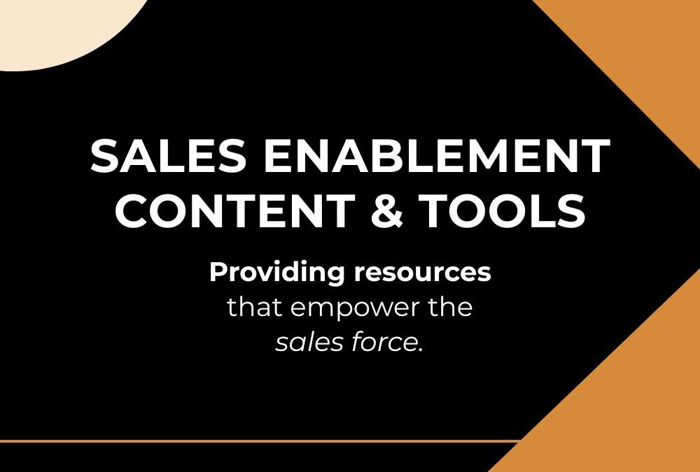 sales enablement content and tools