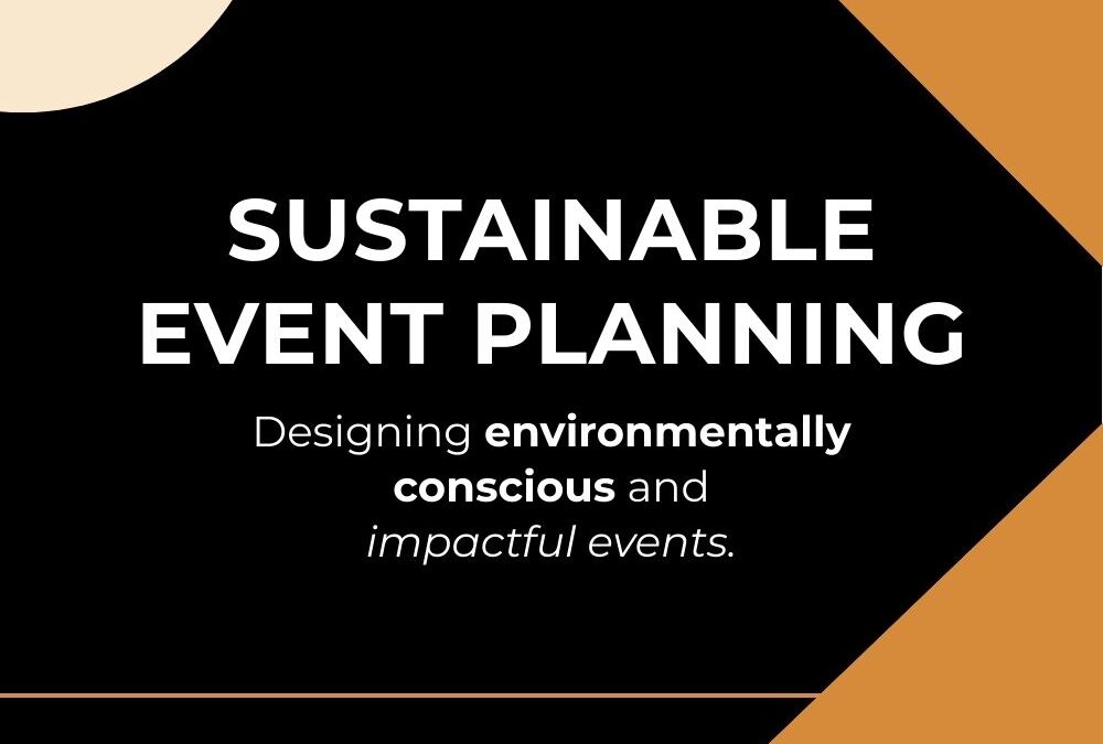sustainable event planning