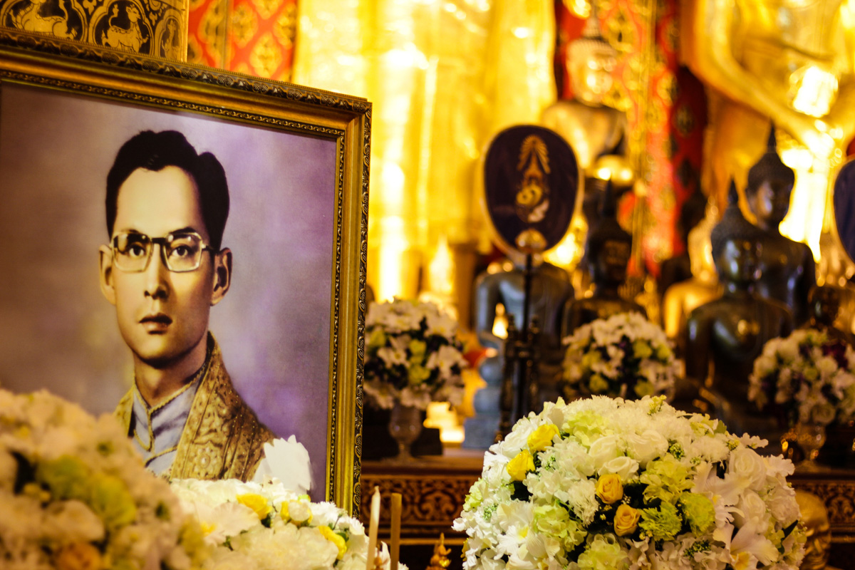 Ph. Monica Costa, Tribute to King Rama 9, Temple in Thailand Ph. Monica Costa, Tribute to King Rama 9, Temple in Thailand