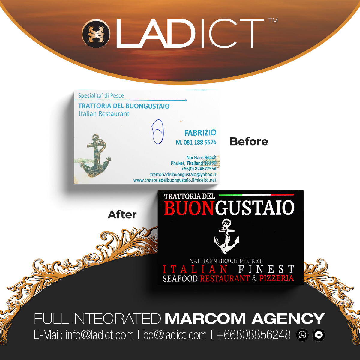 brand restyling - restaurant communication brand restyling - restaurant communication